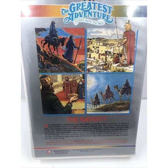 The Nativity VHS The Greatest Adventure Stories From The Bible Hanna-Barbera1987 - Picture 5 of 10
